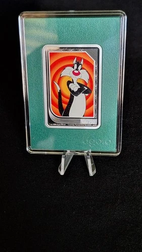 Agoro 1 oz .999 Fine Silver Bar "Looney Tunes" Mintage: #106/250