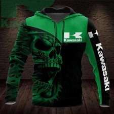 Kawasakii Racing Team 3D AOP Hoodie All Size for Unisex