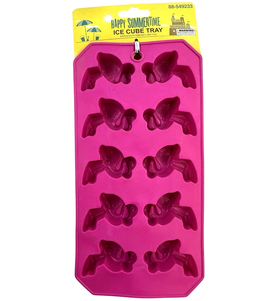 8 Bandejas Molde Cubitos de Hielo Silicona y Plástico Tropical Puzzle Muñecos de Nieve y Botella de Hielo Foto 2 de 4