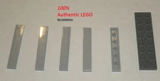 LEGO NEW 1x6 Light Bluish Grey Tile (5x) 4211549 Brick 6636