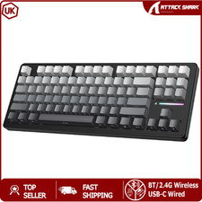 ATTACK SHARK M87 Wireless Gaming Keyboard TKL Bluetooth5.0/2.4G RGB Rechargeable