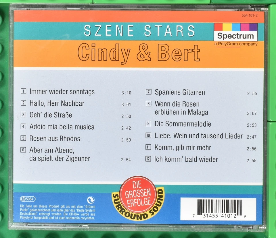 Cindy & Bert - Szene Stars - Spectrum - CD - Bild 2 von 4
