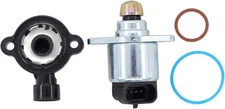  Set of 2 TPS Throttle Position Sensor and Idle Air Control IAC Valve for 