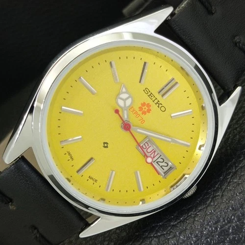 VINTAGE SEIKO EXPO 70 AUTOMATIC 6309A REFURBISHED JAPAN MENS WATCH a441908-1