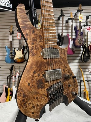Ibanez QX527PB 7-string Electric Guitar - Antique Brown Stain w/ Gig Bag #144