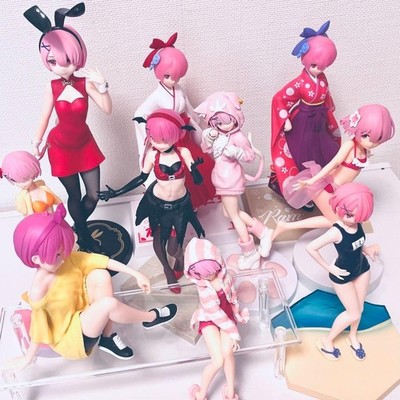 Re Zero Ram Figuren Lot 10 Stück SSS Figur SPM Figur Celestial Vivi Luminasta