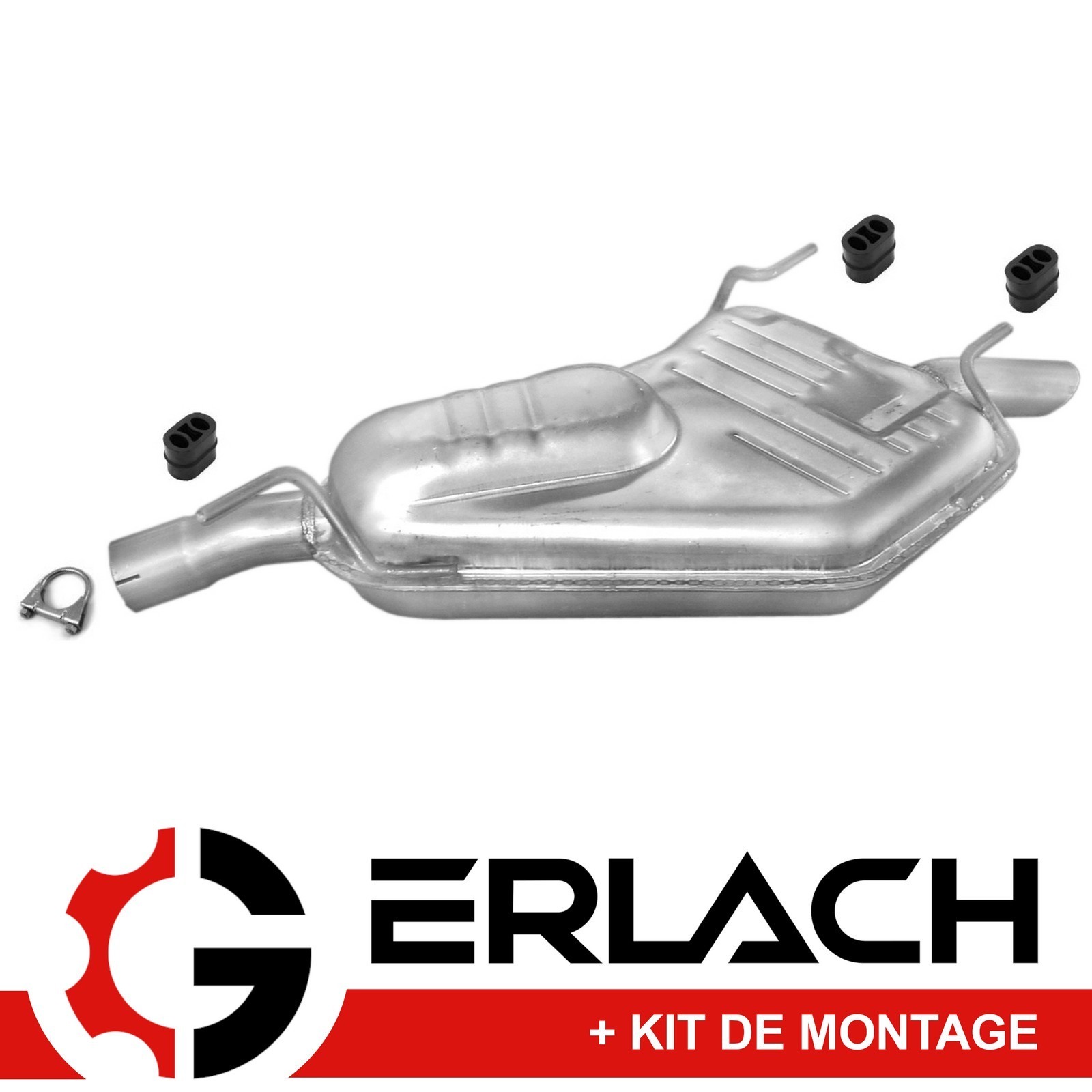 Silencieux arrière Saab 9-5 2.0 2.3 T anti-corrosion pour supprimer le bruit de fuite