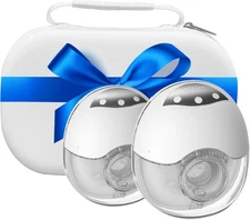 Double Wearable Breast Pump Hands Free Electric 4 Modes 12 Levels 2 Pack