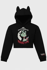 KILLSTAR Hoodie Black Blood Type Crop