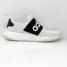 Adidas Mens Lite Racer Adapt 4.0 H04828 White Running Shoes Sneakers Size 11