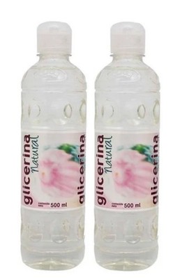 2 PACK GLICERINA NATURAL HUMECTANTE GLICERINE SKIN MOISTURIZER 500ml