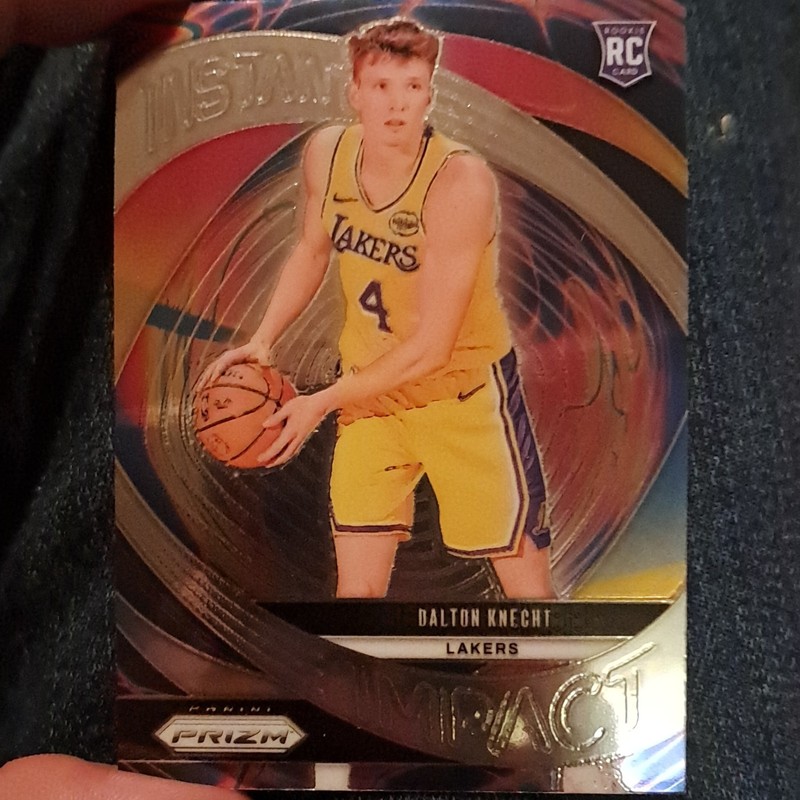 Panini Prizm 2024-25 Dalton Knecht Lakers Instant Impact #5 Rookie Insert