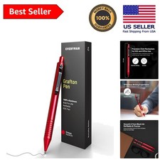 Sleek Anodized Aluminum Pen with 0.7mm Black Ink - Perfect for Office & Gifting