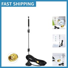 Versatile RP-SMA 9dBi Dual Band WiFi Antenna with 3m Coaxial Cable - Magnetic