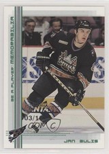 2000-01 ITG Be A Player Memorabilia Emerald All-Star Fantasy 3/10 Jan Bulis 1s8