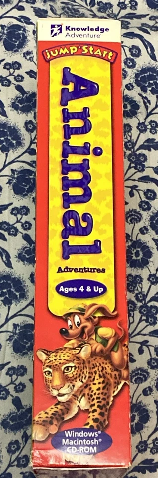 JUMP START PC CD-Rom Animal Adventures Windows/Mac BIG BOX Vintage - Ages 4+ NOS - Image 3 of 4