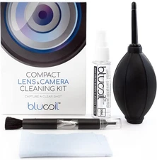 Blucoil Camera Cleaning Kit with Mini-Air Blower and Dual-Sided Lens Pen