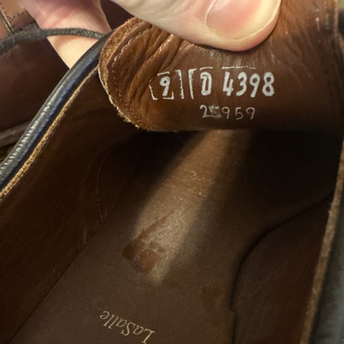 Allen Edmonds Men's LaSalle (Similar to Delray), Oxford LaceUp, 9D - Picture 4 of 8