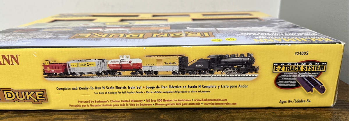 Bachmann N Scale #24005 Iron Duke Train Set With E-Z Track System