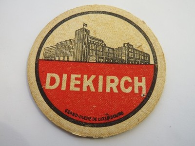 Diekirch, Grand Duche de Luxembourg old beer mat