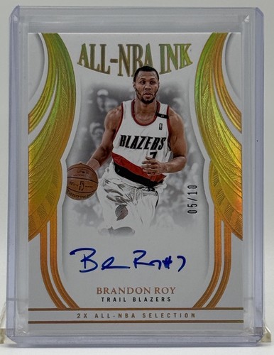 Brandon Roy - 2024-25 Flawless All NBA Ink On Card Auto Gold /10 | eBay
