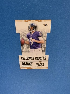 2015 Score Precision Passers Desert CamoJoe Flacco Die-Cut #17 Ravens NM-MINT
