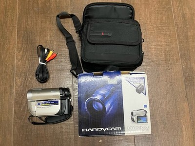 Vintage Sony DCR-DVD650 Handycam Hybrid DVD Camcorder Camera