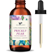 Prickly Pear Seed Oil Cold Pressed, Pure, Unrefined Moisturizer for Skin, Fac...