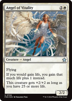 Angel of Vitality [Foundations] Foil Near Mint