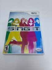 Disney Sing It Wii Video Game Multiplayer Karaoke Music