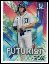 2021 Bowman #FUT-ST Spencer Torkelson Chrome Futurist Mojo Refractor Tigers RC