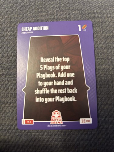 2024 Bo Jackson Battle Arena - Cheap Addition SSP Play Card #PL-2