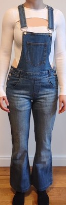 Latzhose Heidi Klum 36 blau overalls dungarees salopette y2k vintage thrifted 90