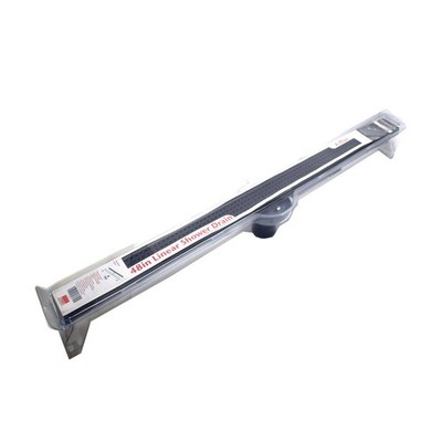NEW ACO A-Plus 48'' Linear Shower Drain Assembly Stainless Steel Matte Black