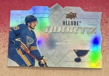 22-23 UD Allure Hockey Quartz Die Cut SP #AQ-PB Pavel Buchnevich St. Louis Blues