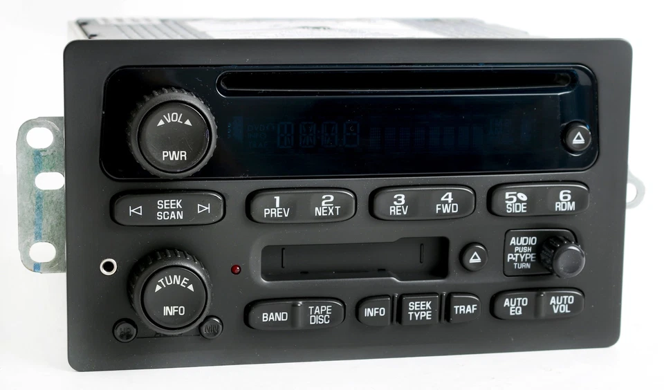 Chevy GMC 2003-2005 Truck Radio AM FM CD Cassette w Auxiliary mp3 Input 15104156 — 第 2/4 张图片