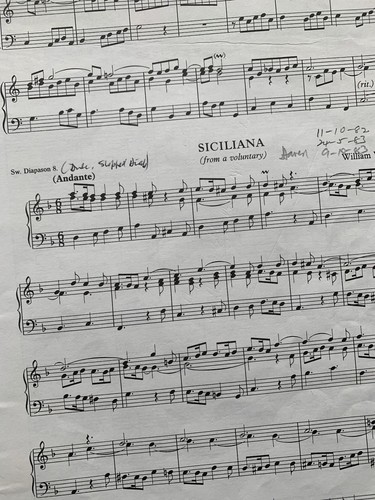 OLD ENGLISH ORGAN MUSIC FOR MANUALS Only Book 1 C H Trevor Church Voluntaries - Picture 6 of 8