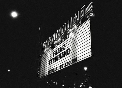 Franz Ferdinand on tour in Seattle Washington at the Paramount The- Old Photo 11