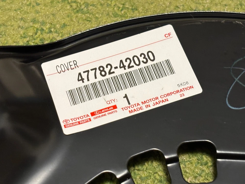 Toyota Genuine RAV4 2001-2005 Front Disc Brake Dust Cover Left Right Pair OEM - Image 3 of 4