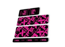Fox 2022 Float X Performance Rear Shock Suspension Sticker Decal Pink