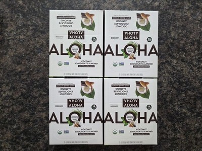 Aloha Organic Protein Bar - Plant Based Coconut Chocolate Almond (48 bars)