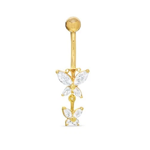 Belly button hotsell rings real gold
