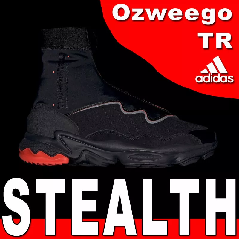 Pijnstiller Doe mijn best Toepassing LIMITED ADIDAS OZWEEGO TR STLT STEALTH ALL TERRAIN BOOT RAF SIMONS ZIP  BLACK RED | eBay