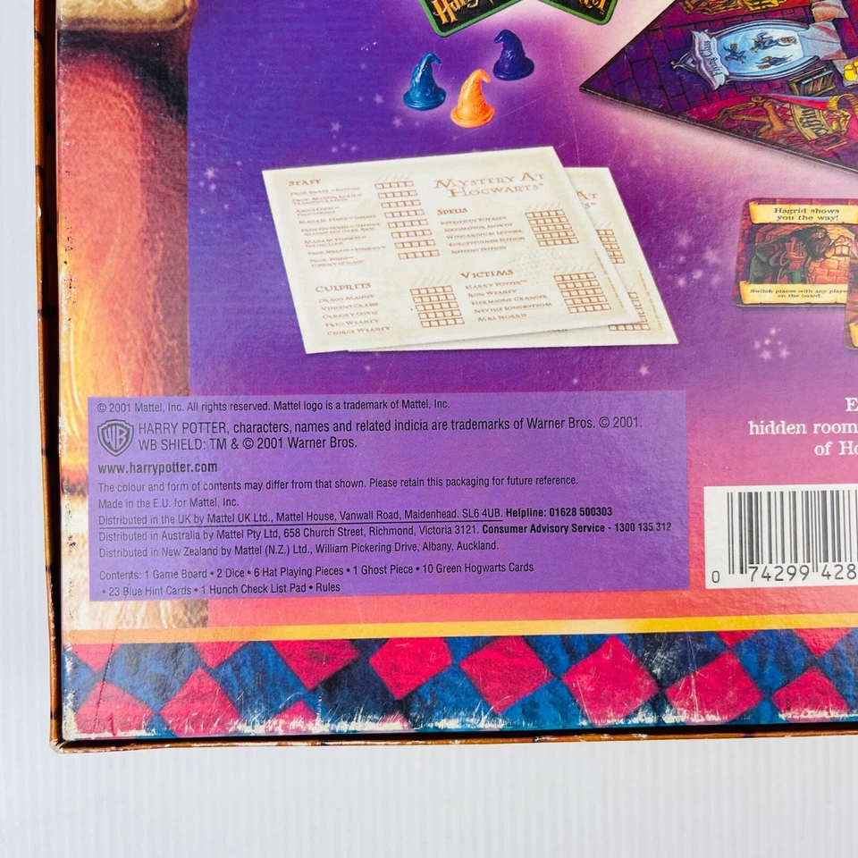 Harry Potter and the Philosopher's Stone Mystery at Hogwarts Board Game 2001 - image 4 of 4