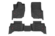 Rough Country Sure-Fit Floor Mats Front & Rear for Toyota 4Runner 2025