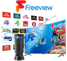 UK Mini Portable TV Antenna Indoor Out Digital HD Freeview Aerial Home Car Ariel