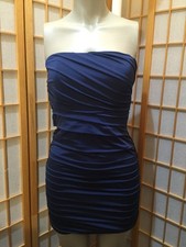 Speechless Brand Strapless Cocktail Party Little Blue Dress Size M $70 Tag Price