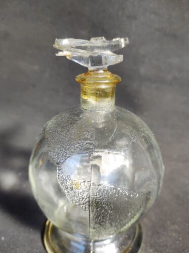Bouteille de parfum Mappmonde années 1920 Lionceau l'arc en ciel Gobe carte du monde - Photo 1 sur 9