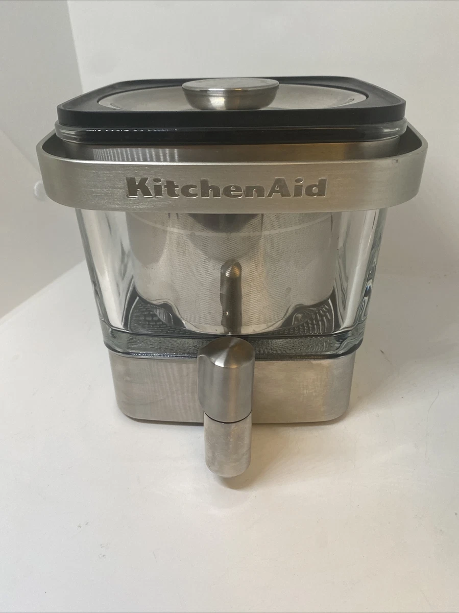 KitchenAid 1919 Cold Brew Coffee Maker Glass Stainless Steel KCM4212SX 28  Oz