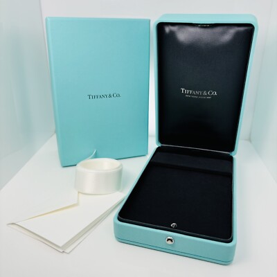 Tiffany & Co Necklace Earring Set Storage Presentation Gift Box
